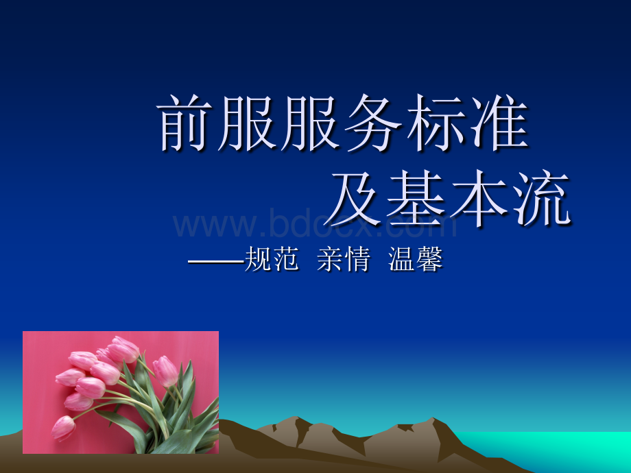 前服服务标准.ppt_第1页