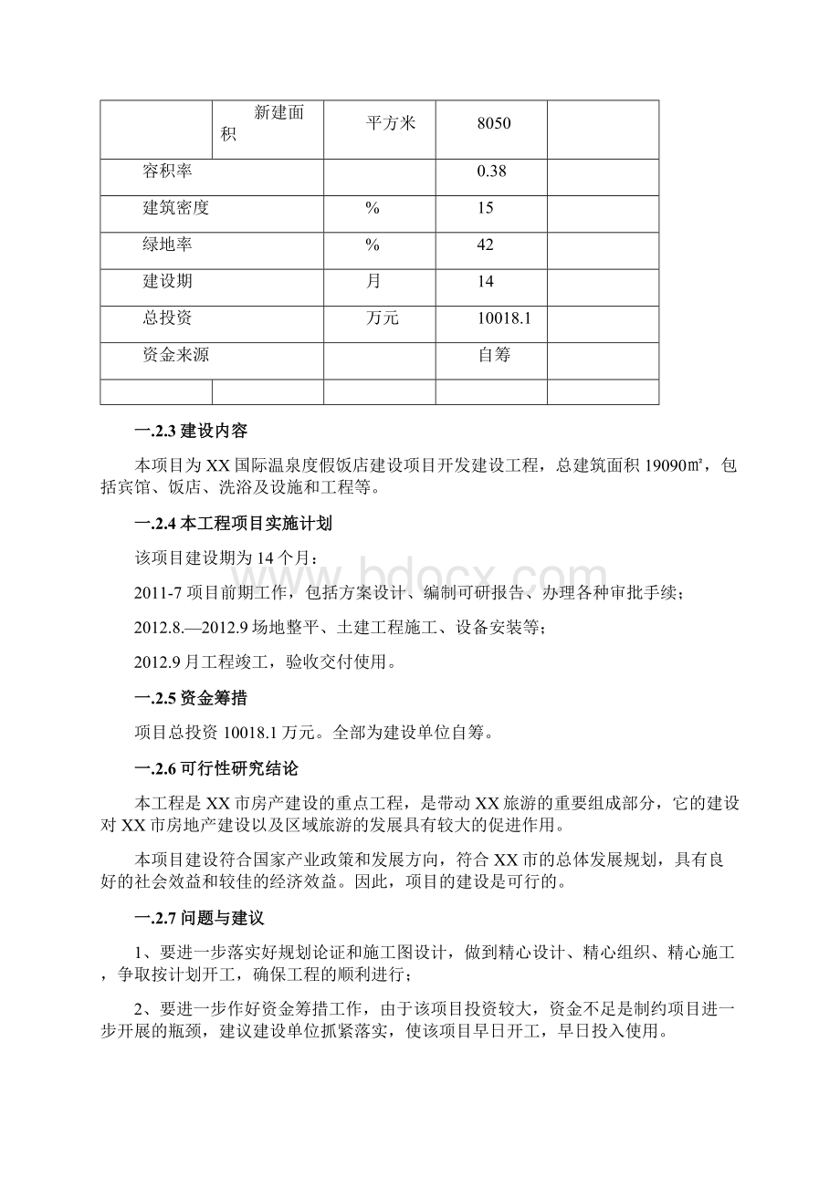 国际温泉度假饭店建设项目可行性研究报告.docx_第3页