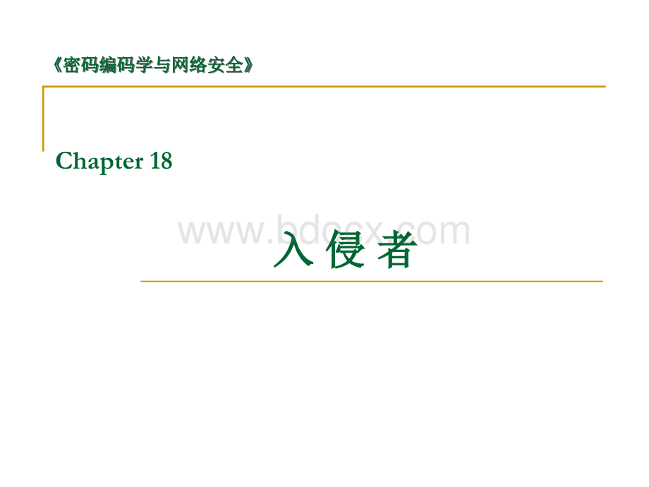 网络安全入侵者.ppt