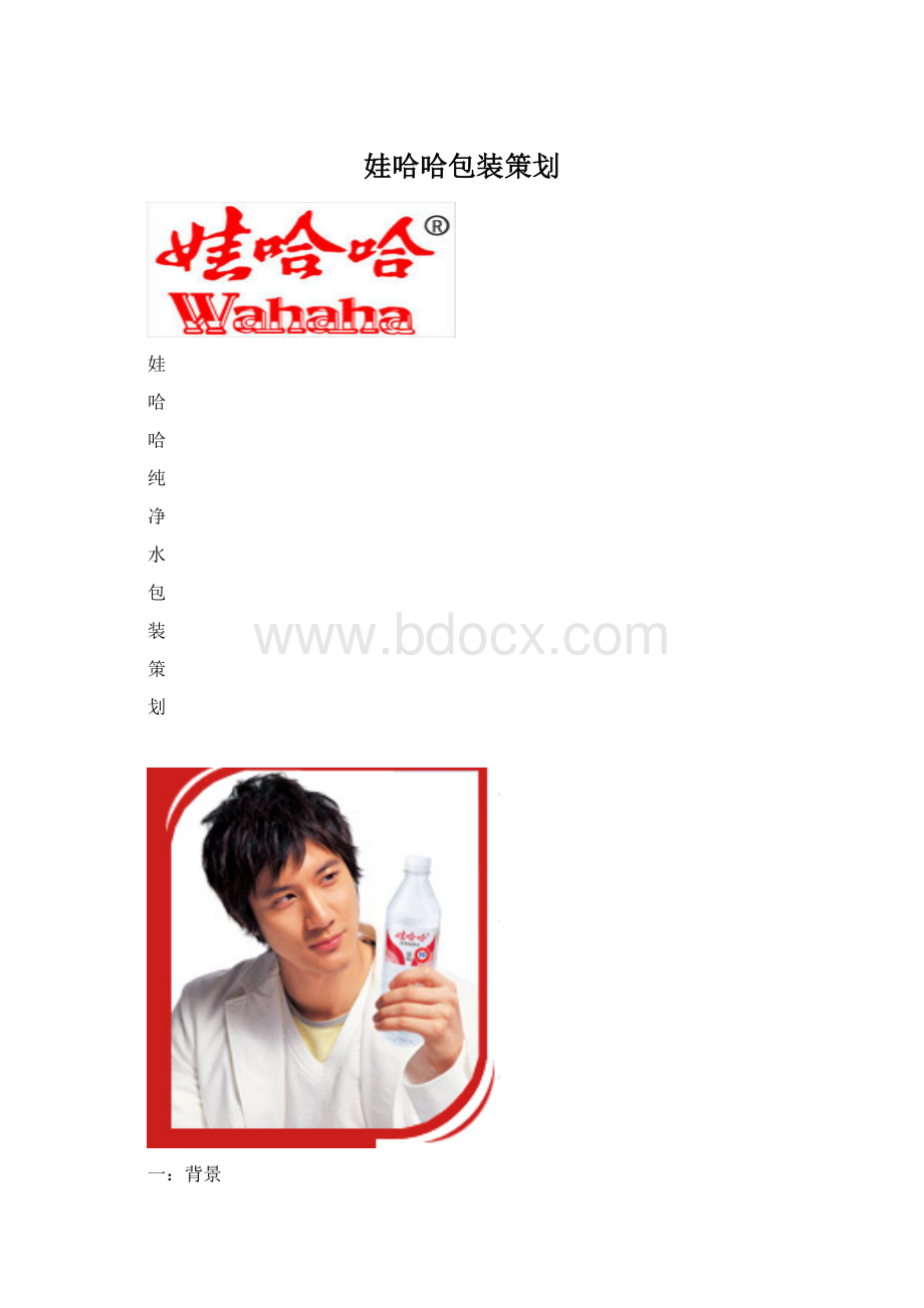 娃哈哈包装策划.docx