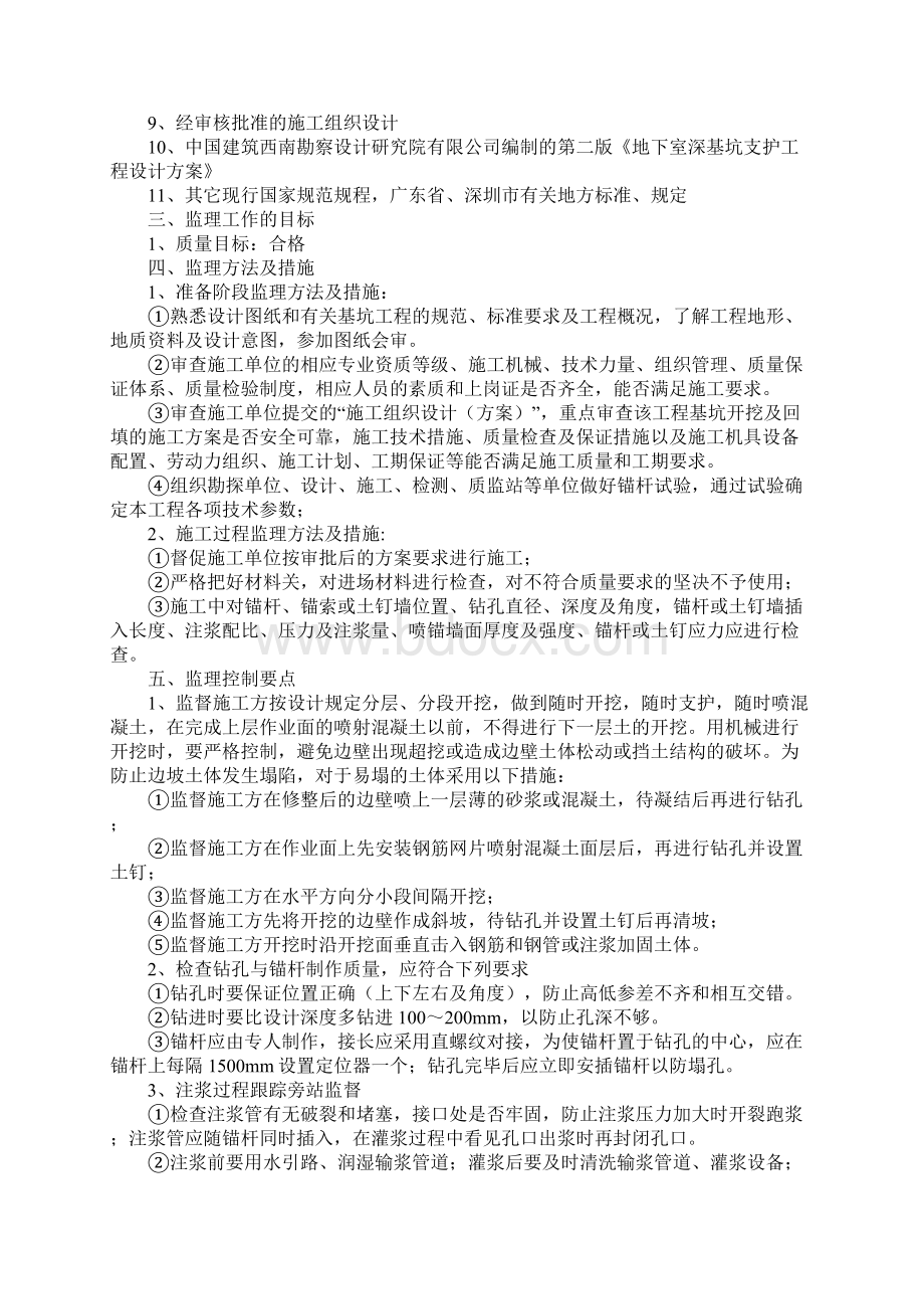 建筑边坡支护工程监理实施细则.docx_第2页