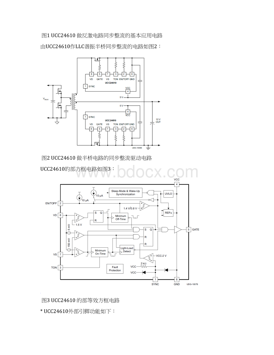 最优秀地同步整流驱动ICUCC24610Word格式文档下载.docx_第2页