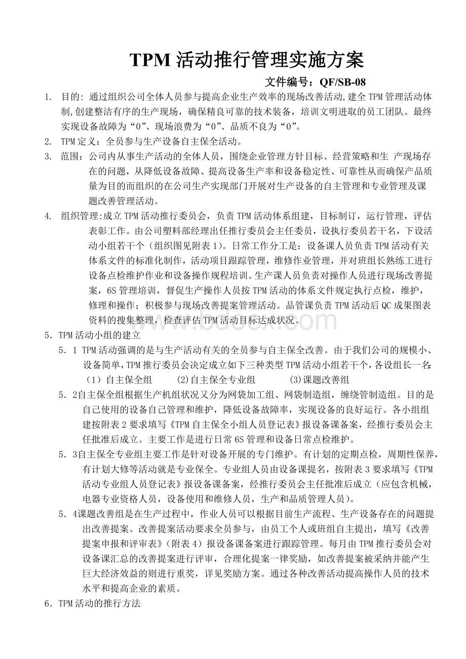 TMP活动小组推行管理方案.doc_第1页