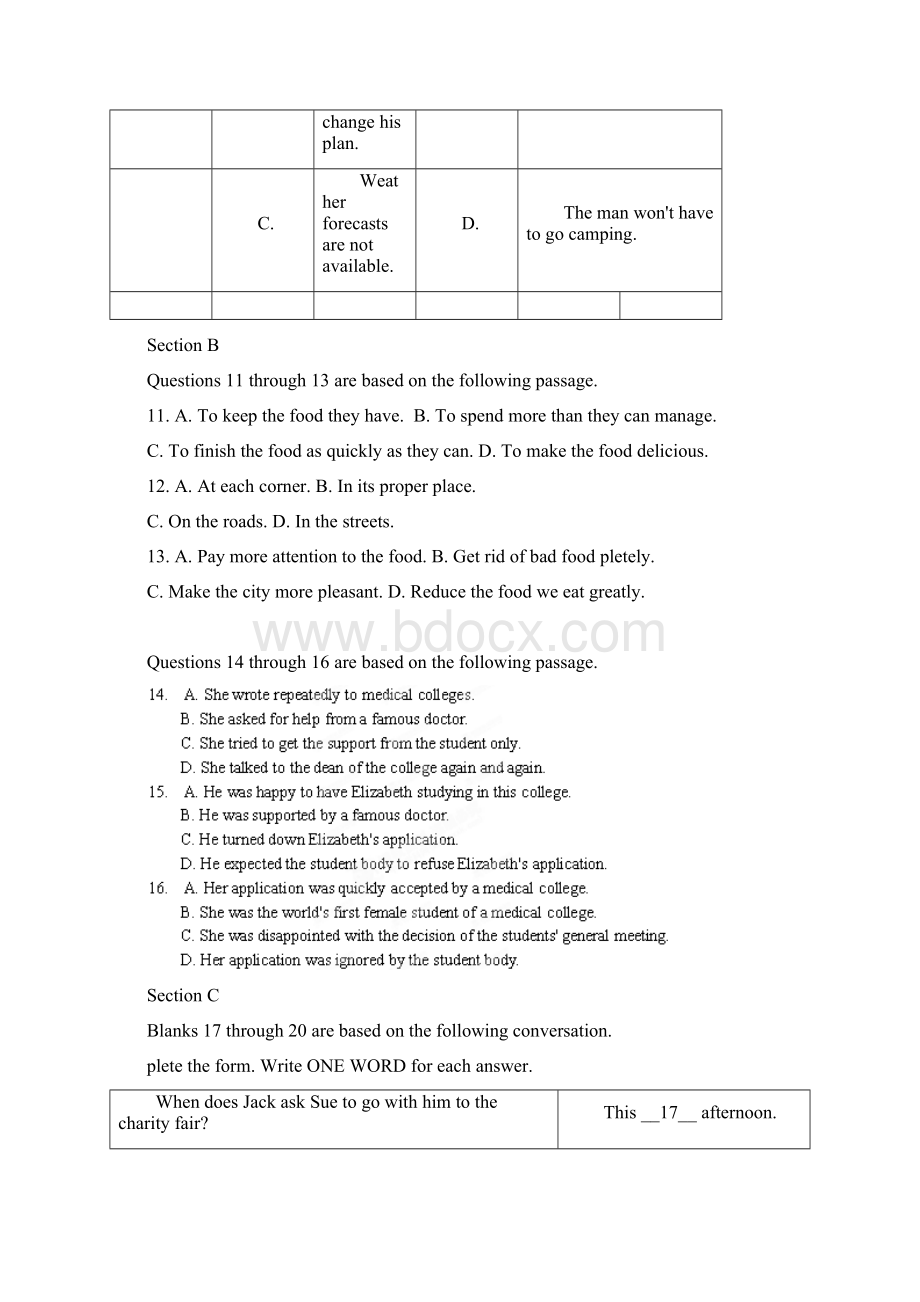 高三月考英语试题word版含答案Word下载.docx_第3页