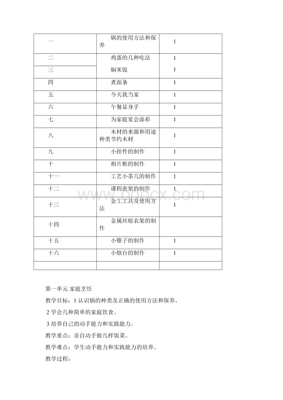 北京版小学六年级上册劳动教案.docx_第2页