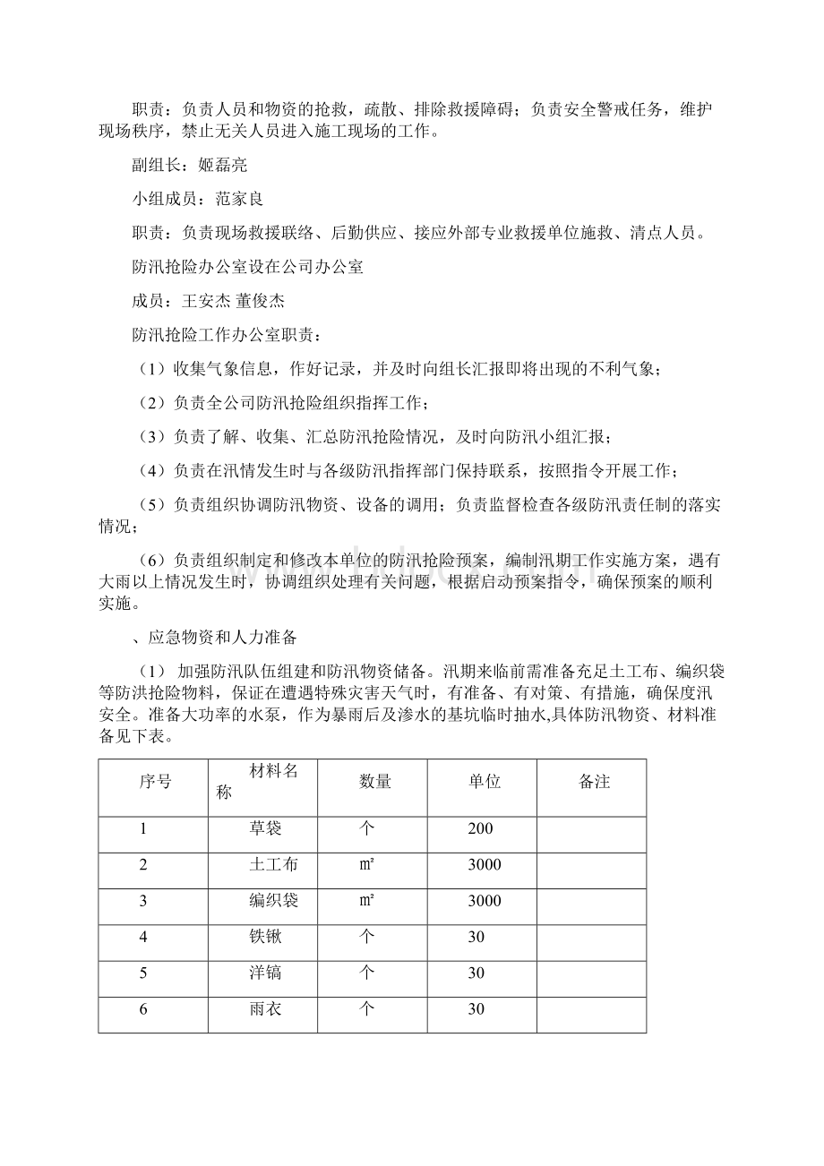 污水处理厂防汛应急预案Word文档格式.docx_第3页