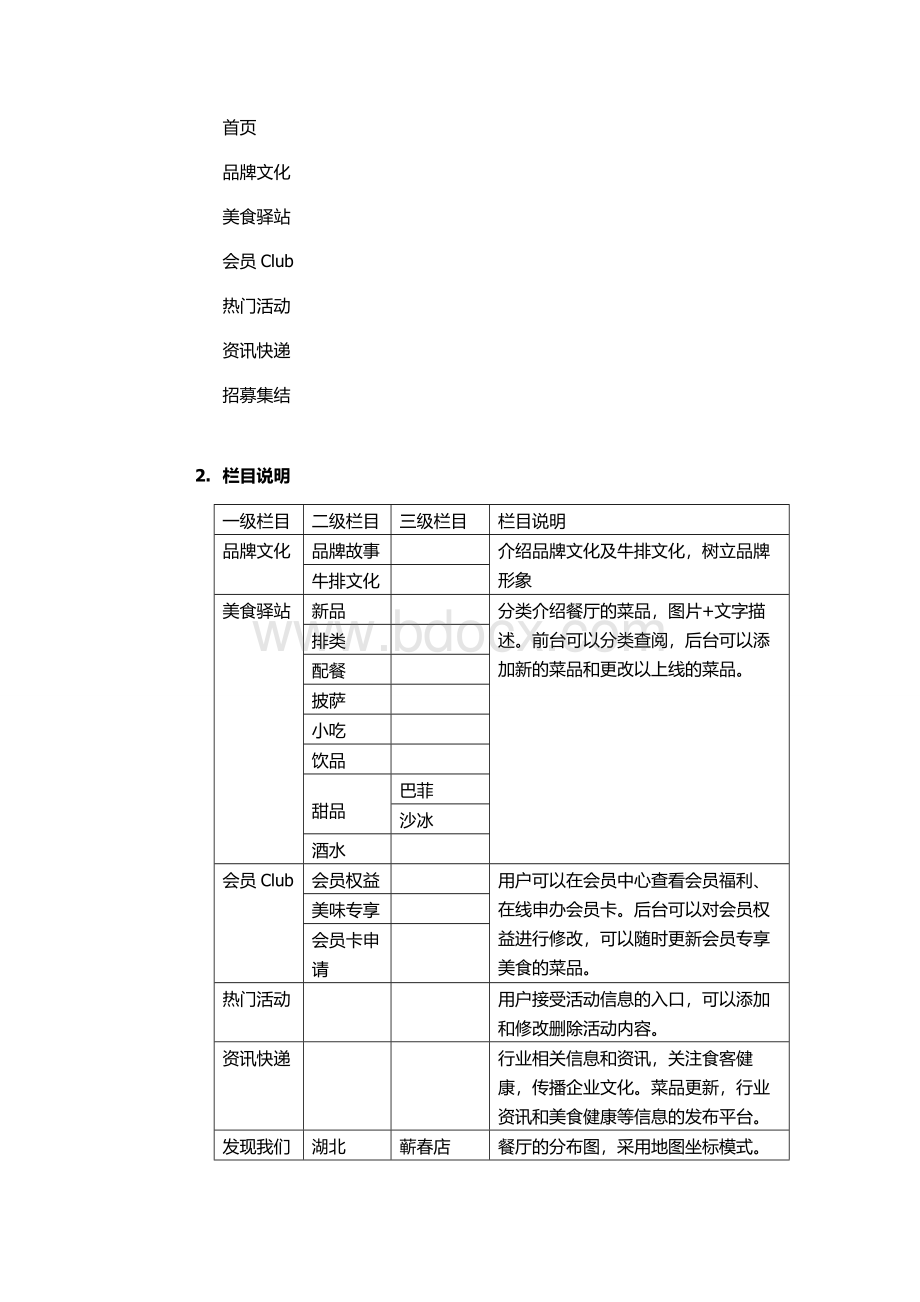 餐饮行业网站建设方案.doc_第3页