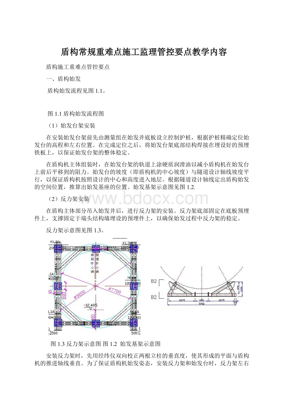 盾构常规重难点施工监理管控要点教学内容.docx_第1页