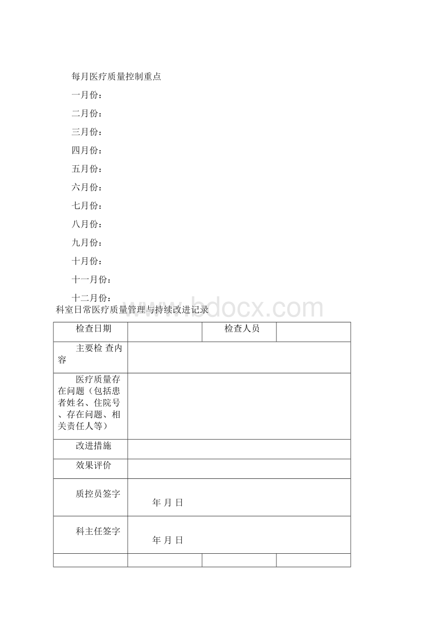 医疗质量管理与持续改进记录本.docx_第2页