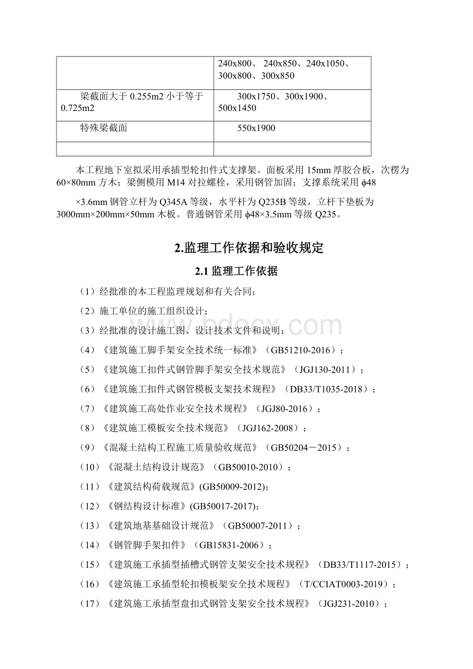 最新轮扣式脚手架高支模工程监理实施细则.docx_第3页