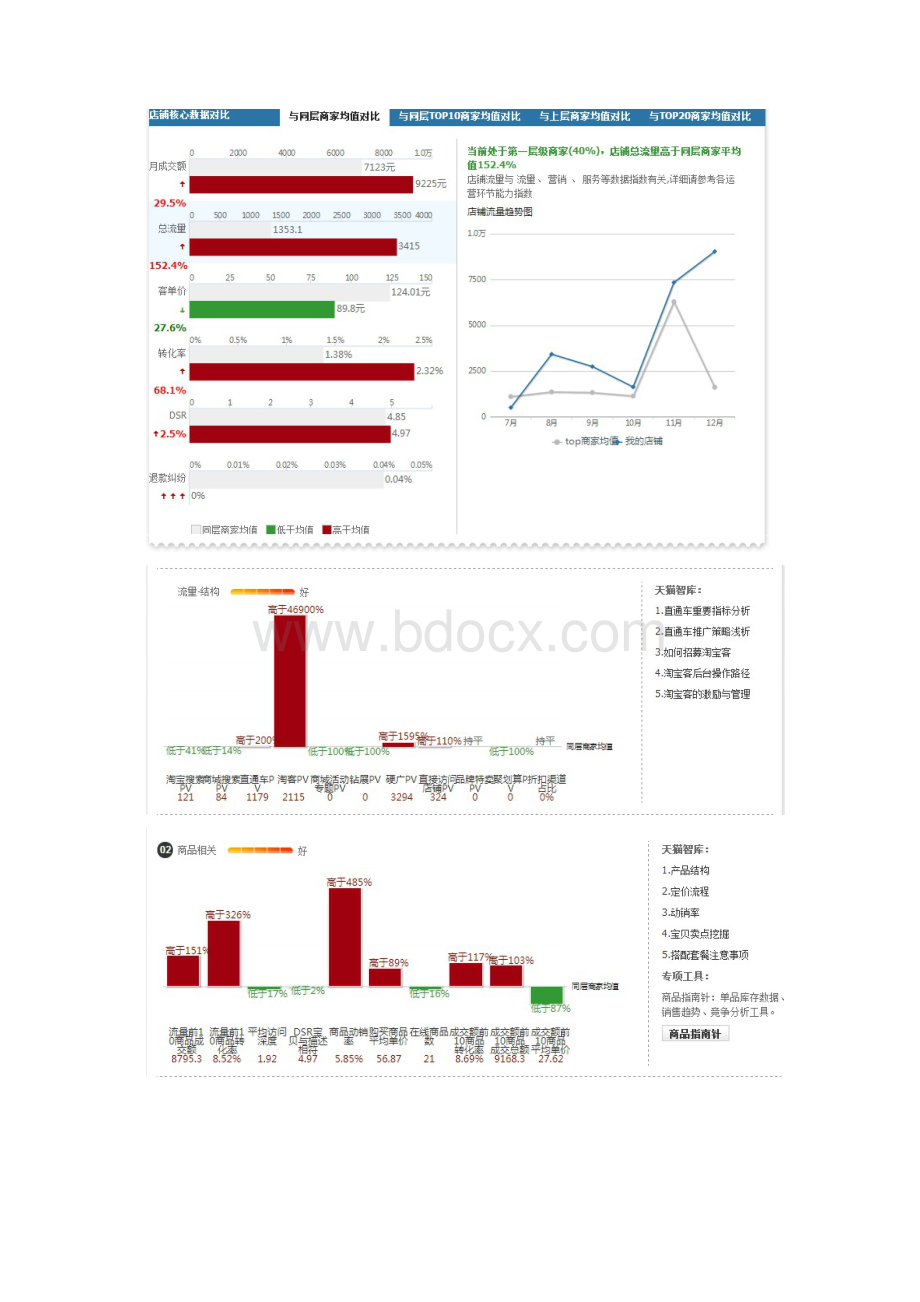 淘宝天猫店铺运营店长述职报告经典版.docx_第3页