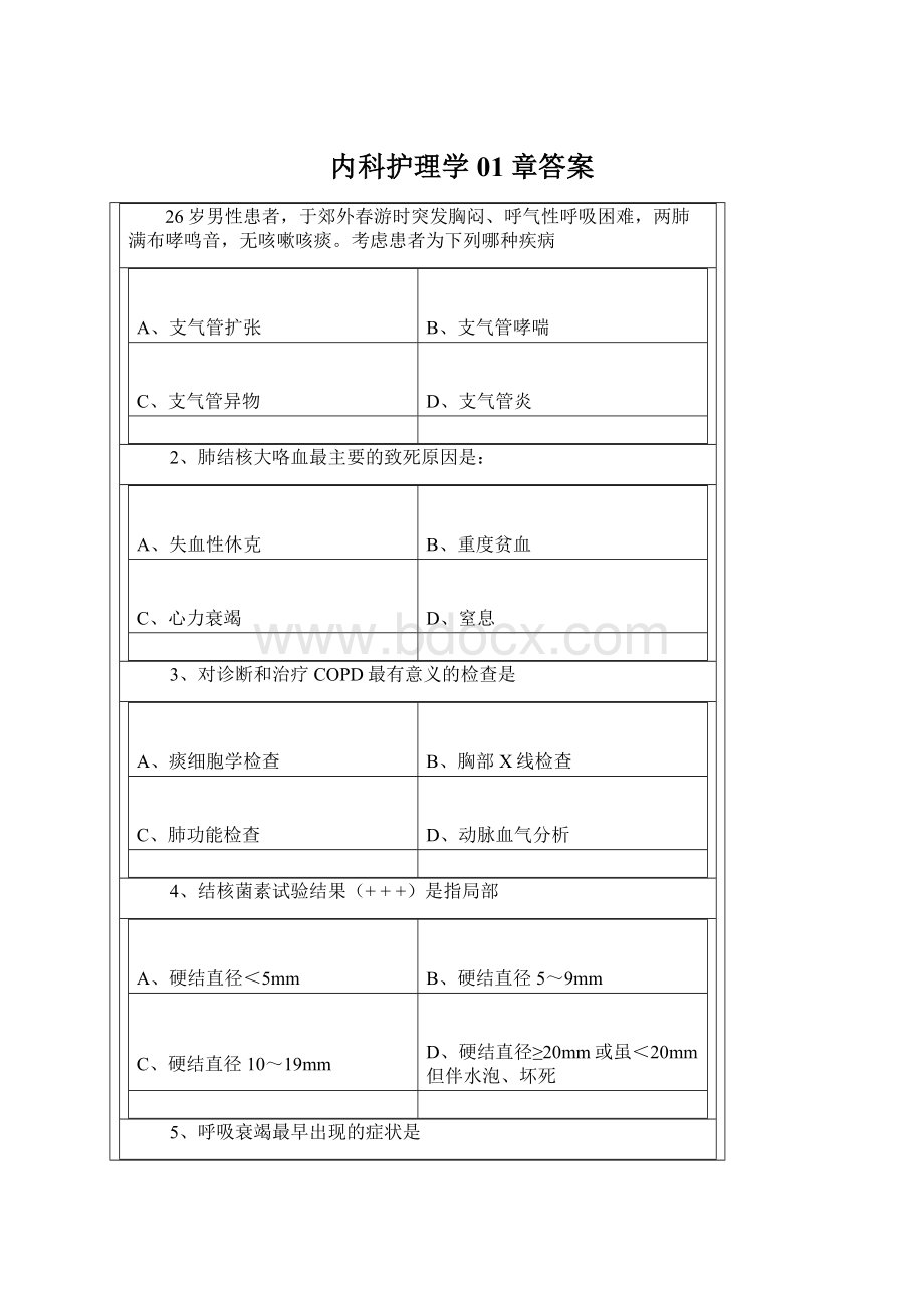 内科护理学01章答案.docx