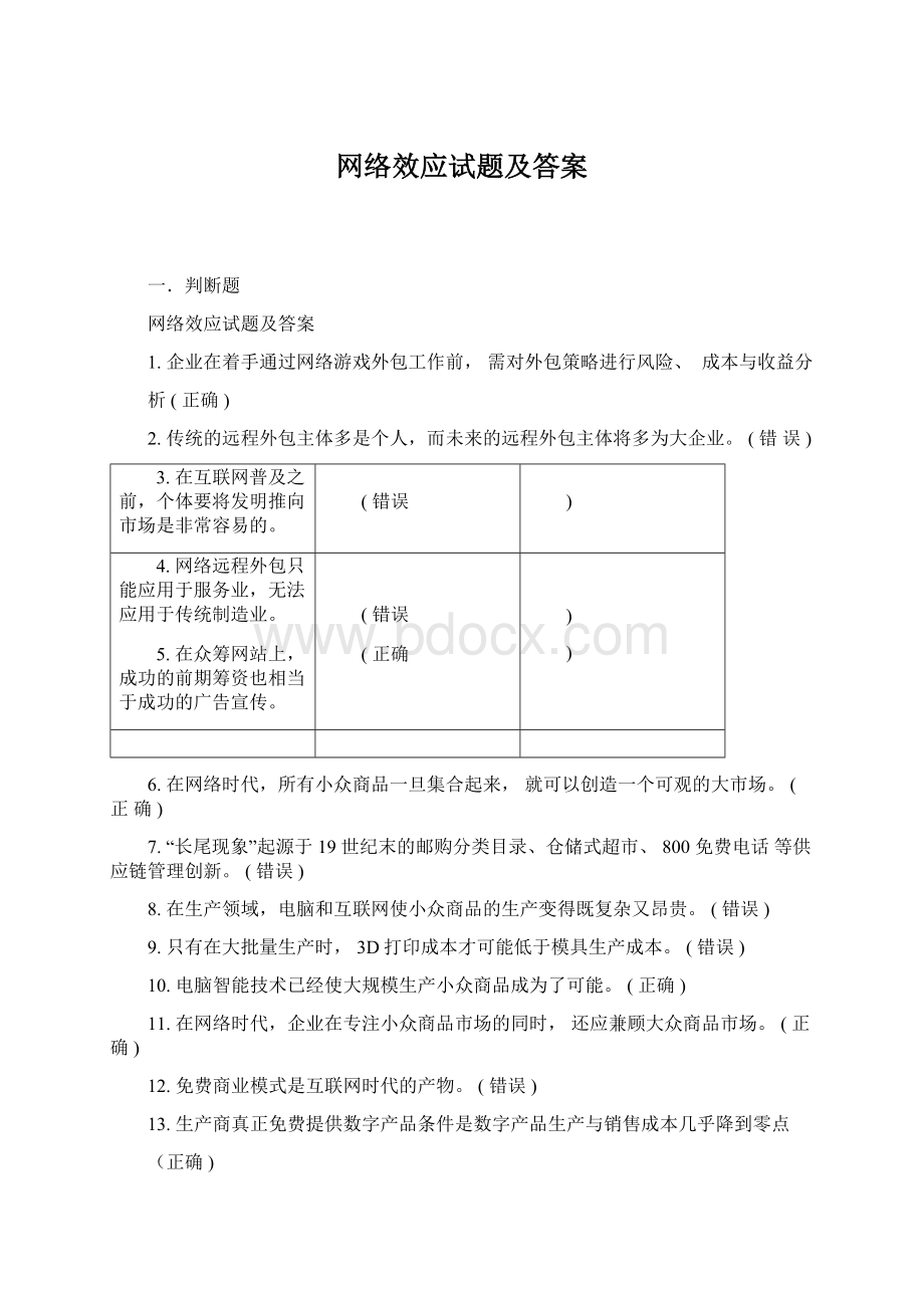 网络效应试题及答案文档格式.docx_第1页