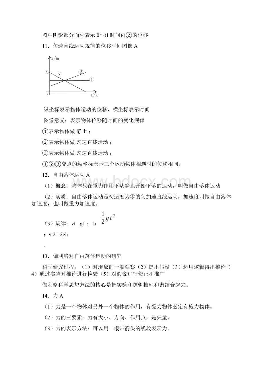 高中物理学业水平测试物理知识点归纳.docx_第3页