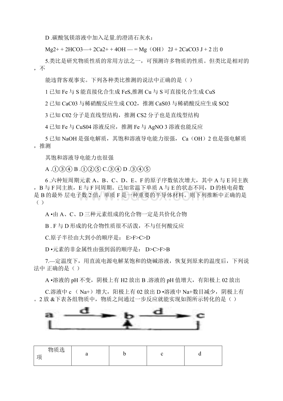 莆田十中届月考Word格式文档下载.docx_第2页