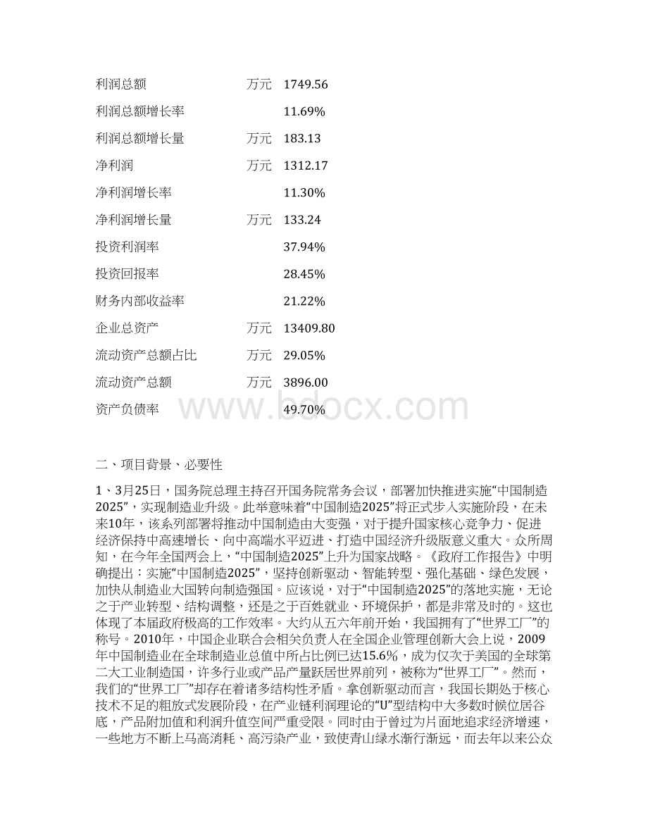 工业大数据设备项目投资计划书Word下载.docx_第2页