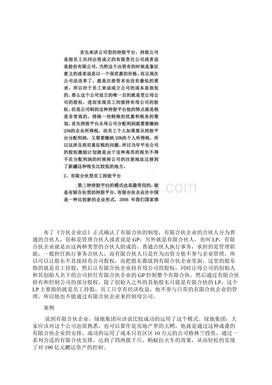 如何构建员工持股平台Word下载.docx_第3页