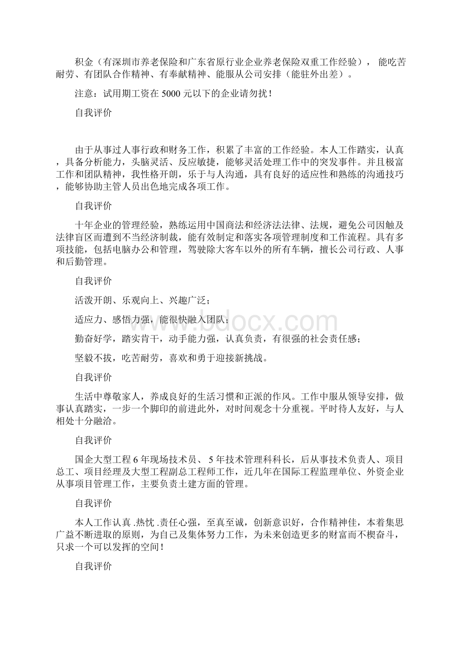 人事总监自我评价Word格式文档下载.docx_第2页