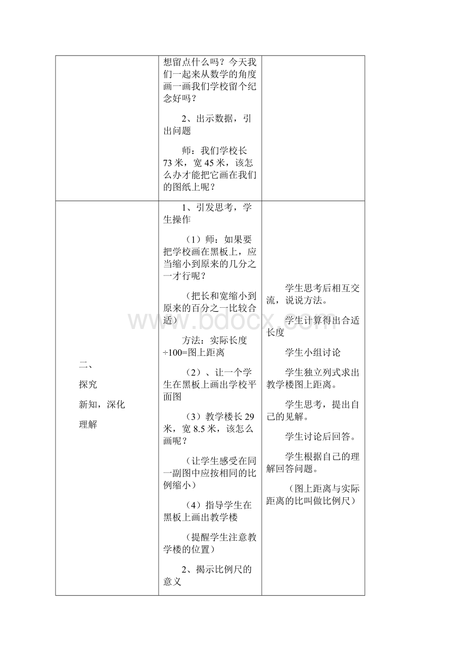 六年级数学下册《比例尺》教学设计2 北师大版Word格式.docx_第2页