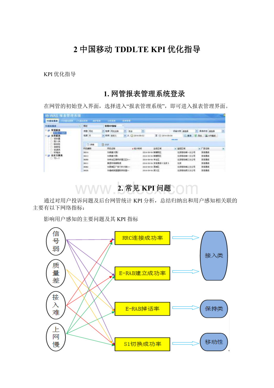 2中国移动TDDLTE KPI优化指导文档格式.docx_第1页