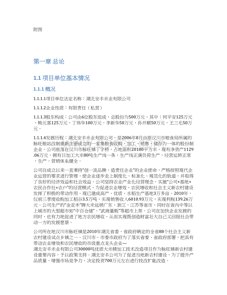 30000吨优质大米精加工改建项目可行性研究报告Word下载.docx_第3页