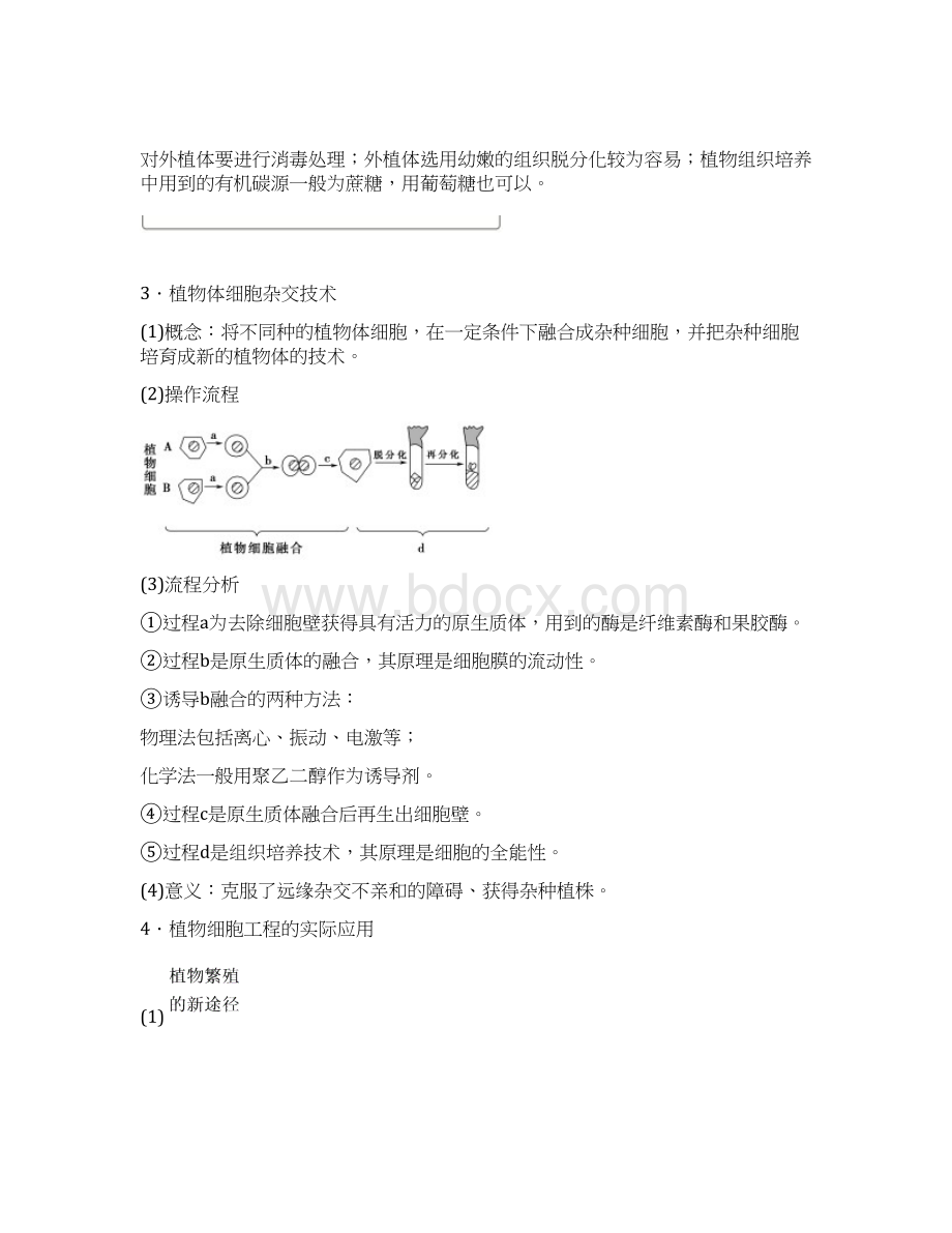 届一轮复习人教版细胞工程教案.docx_第2页