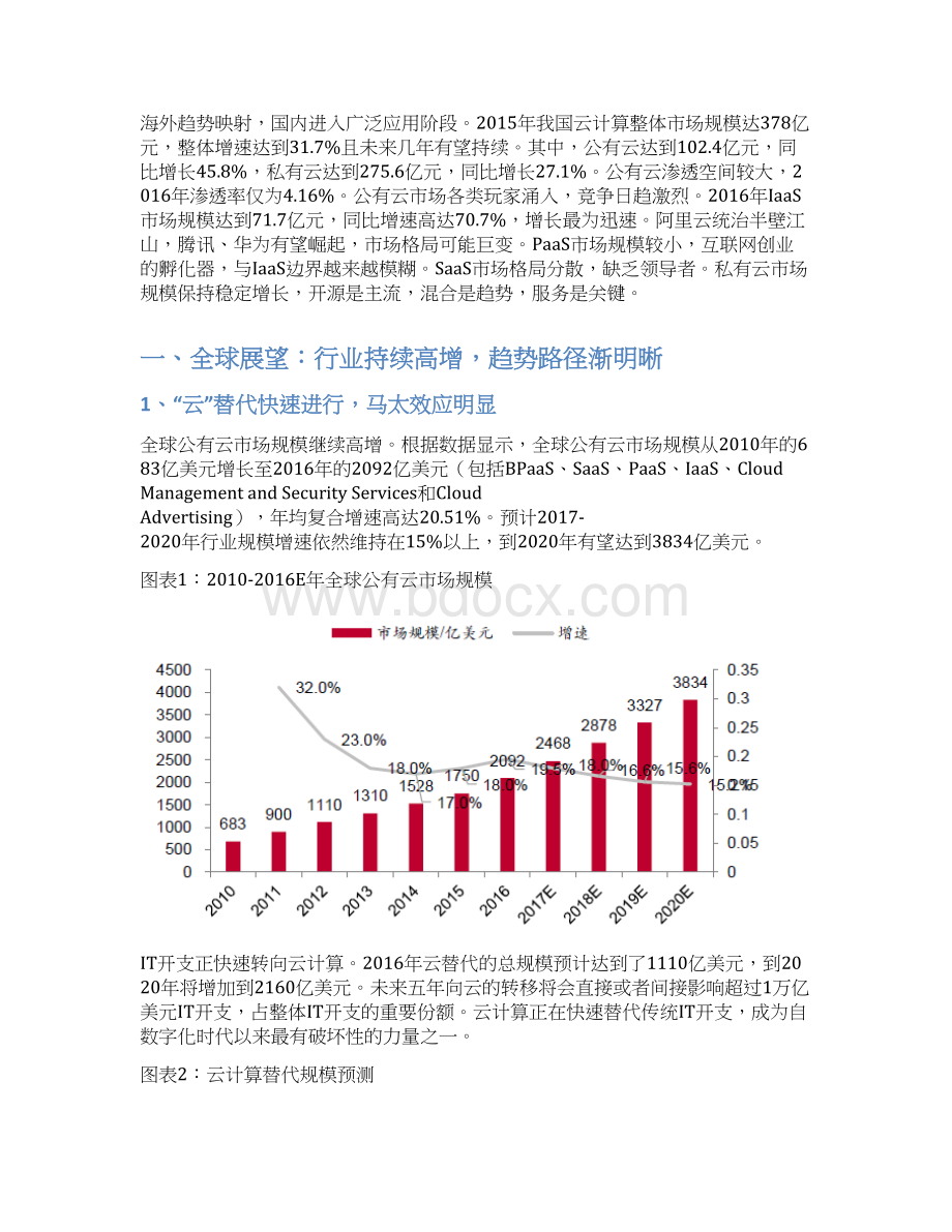 全球云计算市场展望研究报告Word格式文档下载.docx_第2页