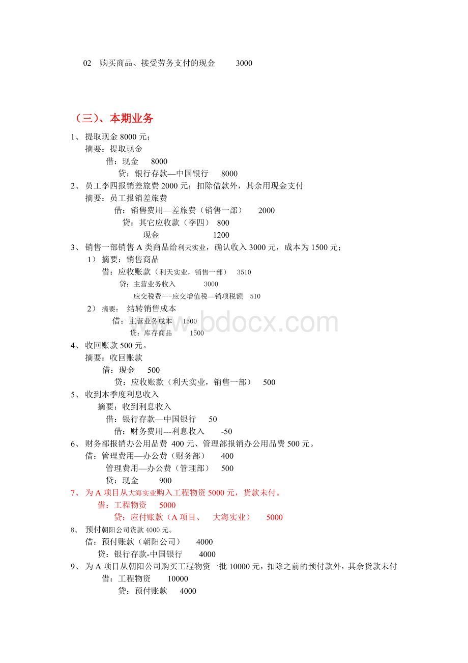 T+财务组练习题Word文档格式.docx_第3页