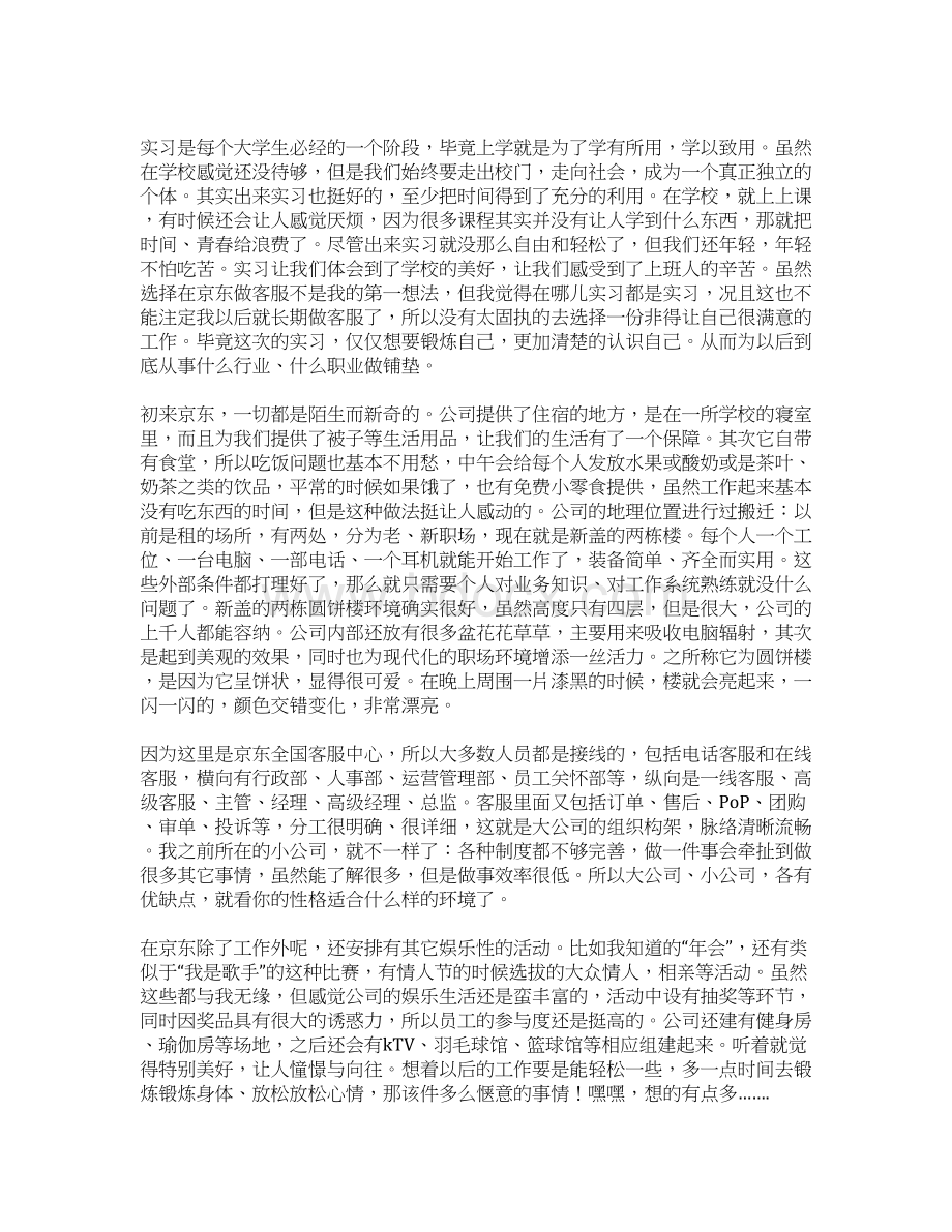 范文京东实习报告文档格式.docx_第2页