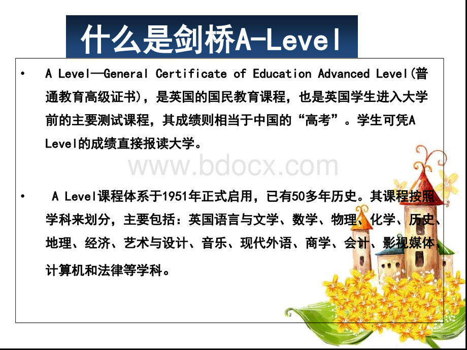 剑桥ALEVEL改.ppt