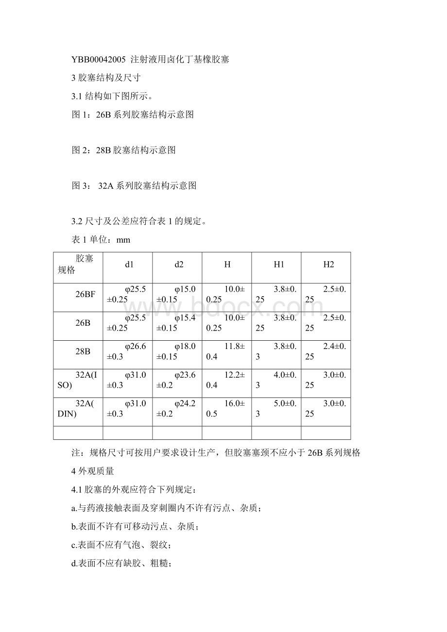 注射液用卤化丁基橡胶塞外观及其尺寸.docx_第3页