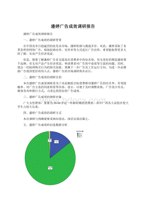 潘婷广告成效调研报告.docx