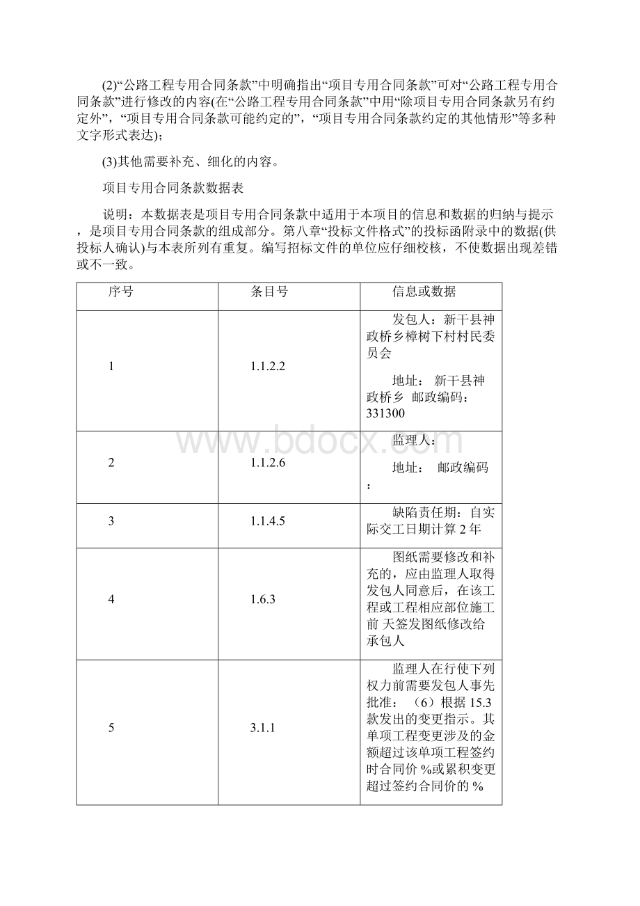 公路工程合同专用条款14页文档资料.docx_第2页