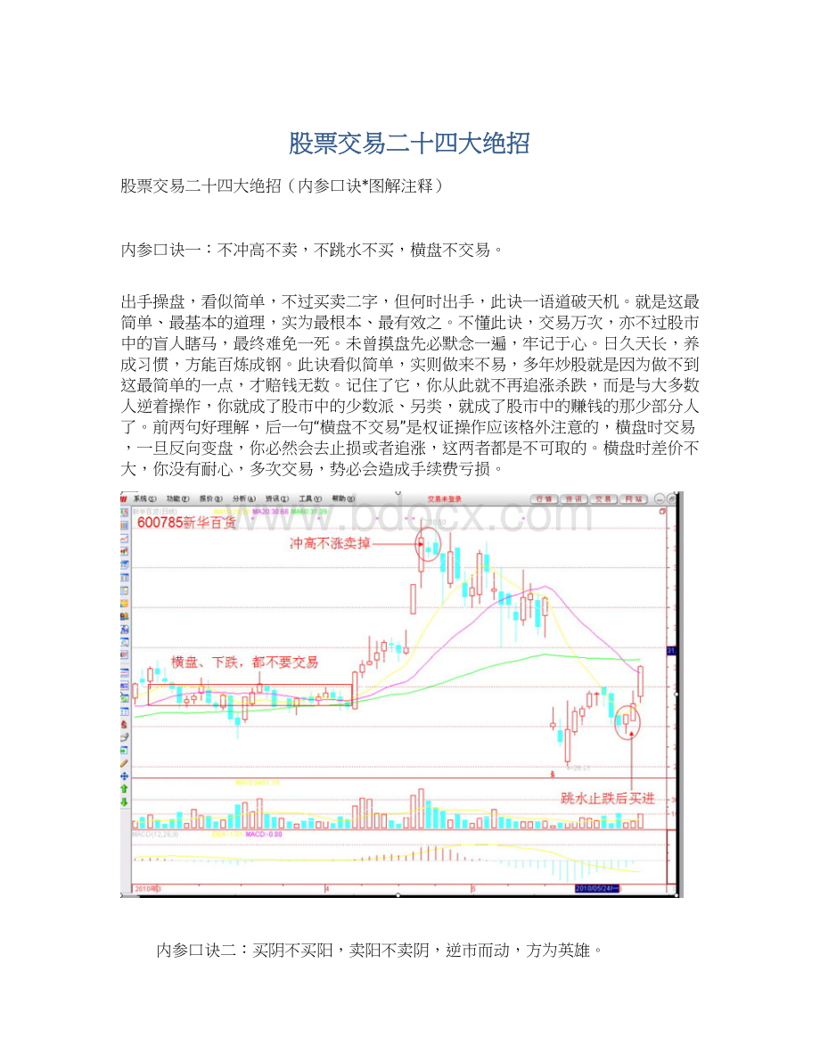 股票交易二十四大绝招Word下载.docx_第1页