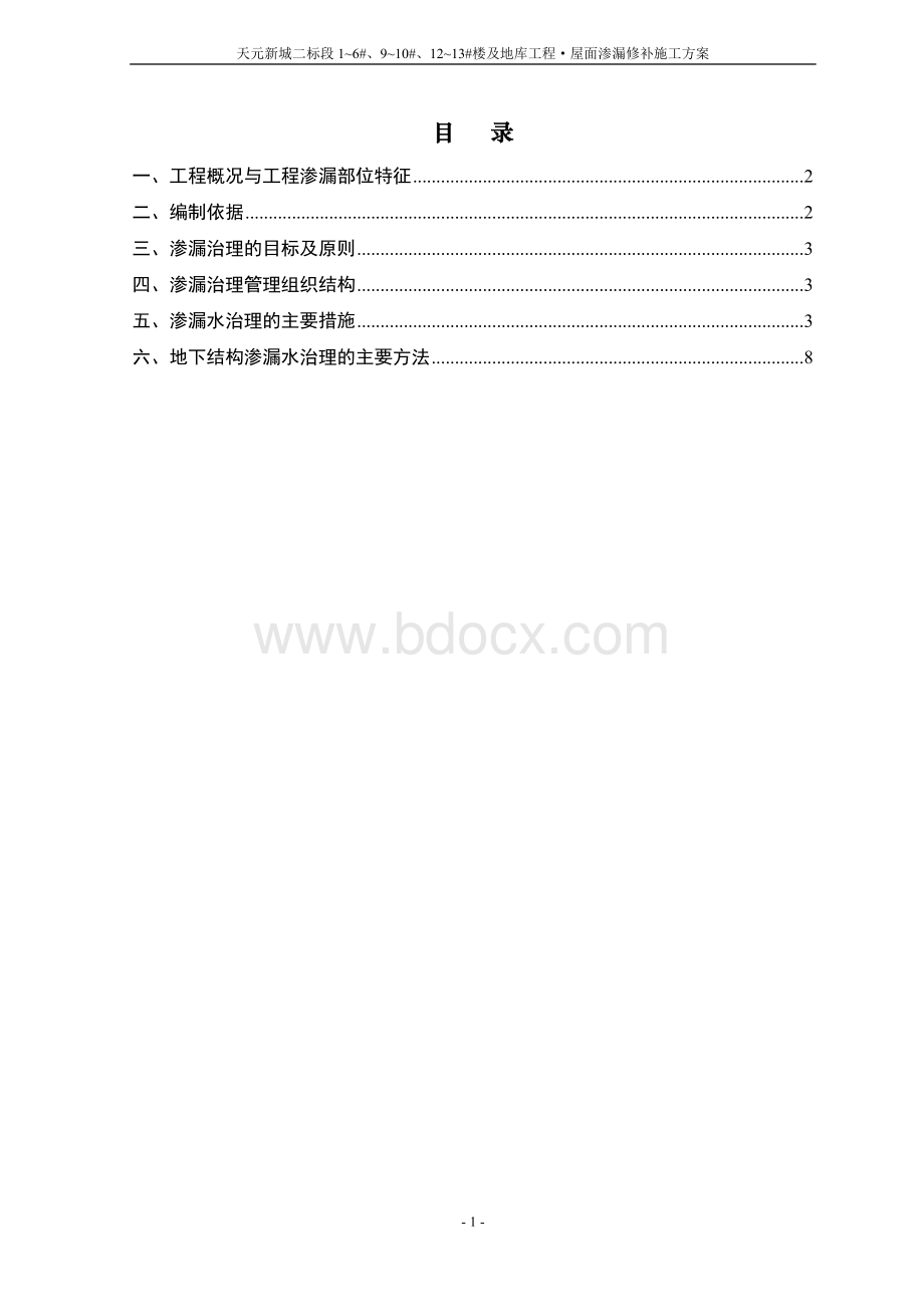 渗漏修补施工方案..doc_第2页