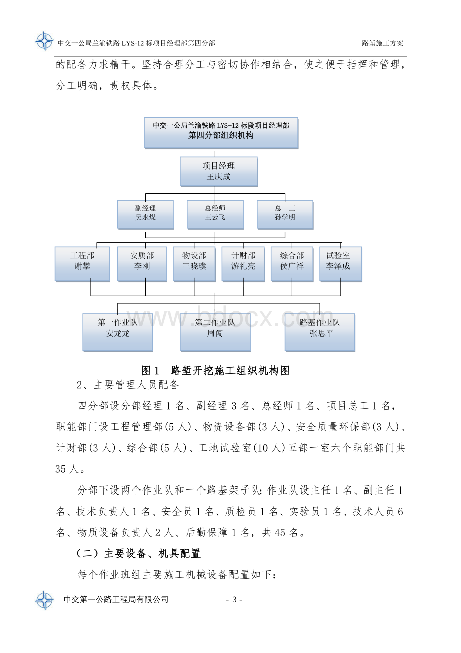 路堑施工方案文档格式.doc_第3页