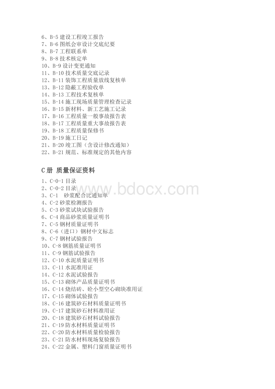 装饰工程资料整理目录Word文件下载.doc_第2页