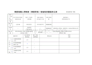 钢筋混凝土预制桩(钢筋骨架)检验批质量验收记录Word格式.doc