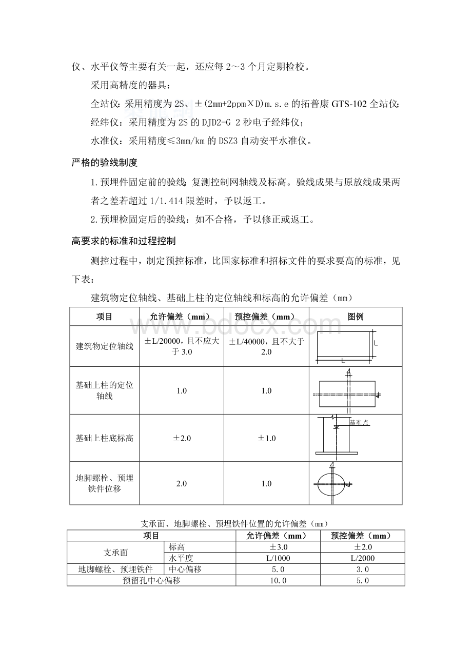 钢结构安装施工测量方案Word下载.doc_第3页