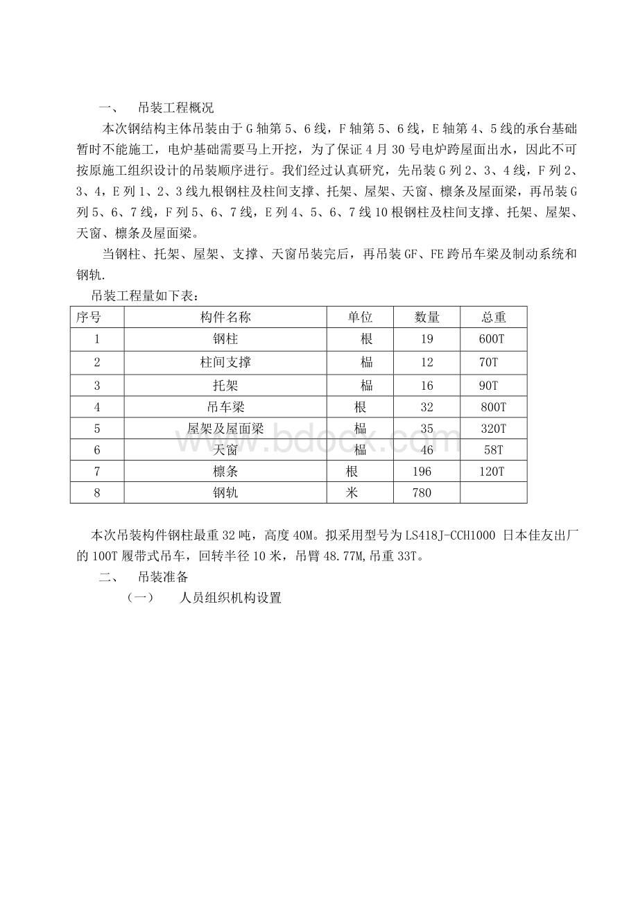 某钢结构厂房吊装施工方案.doc_第3页