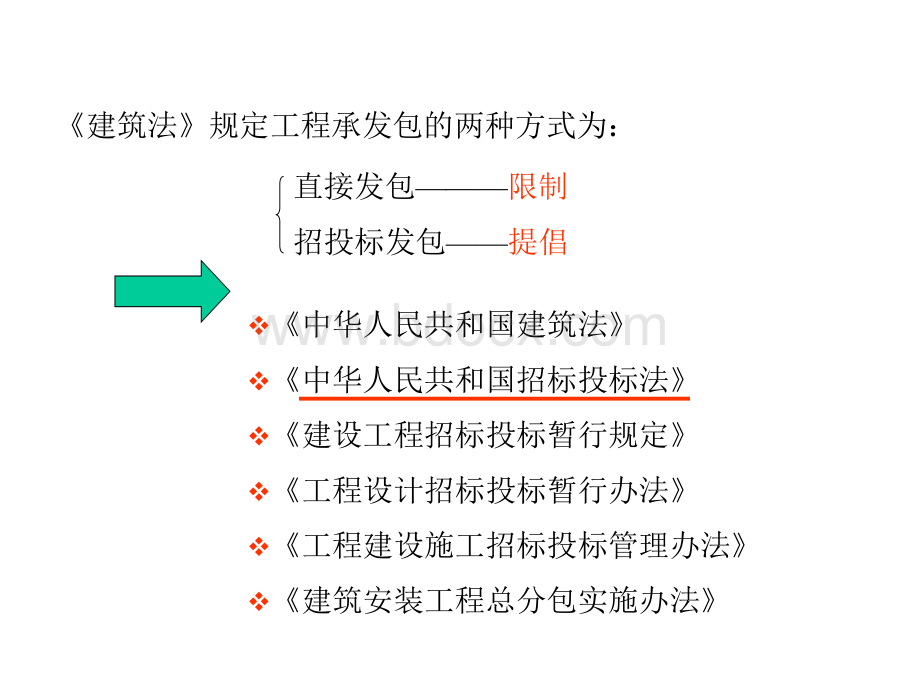 第9章建设工程招投标法律制度.ppt_第2页