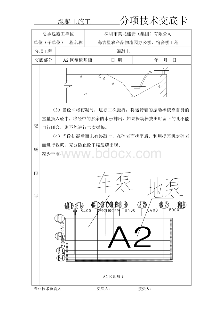 混凝土施工技术交底卡.doc_第2页