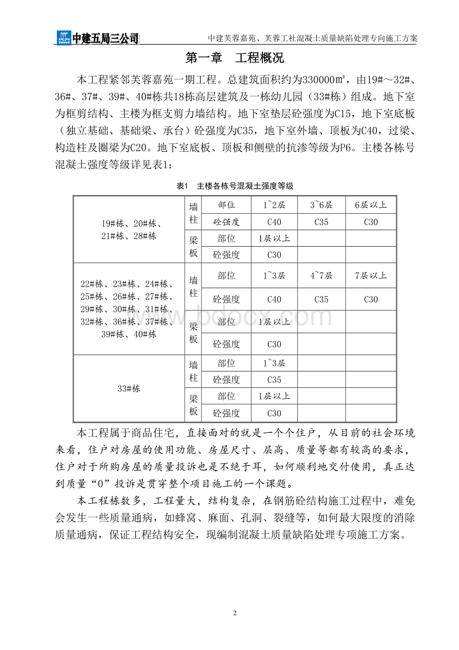 混凝土质量缺陷处理专项方案.doc_第3页