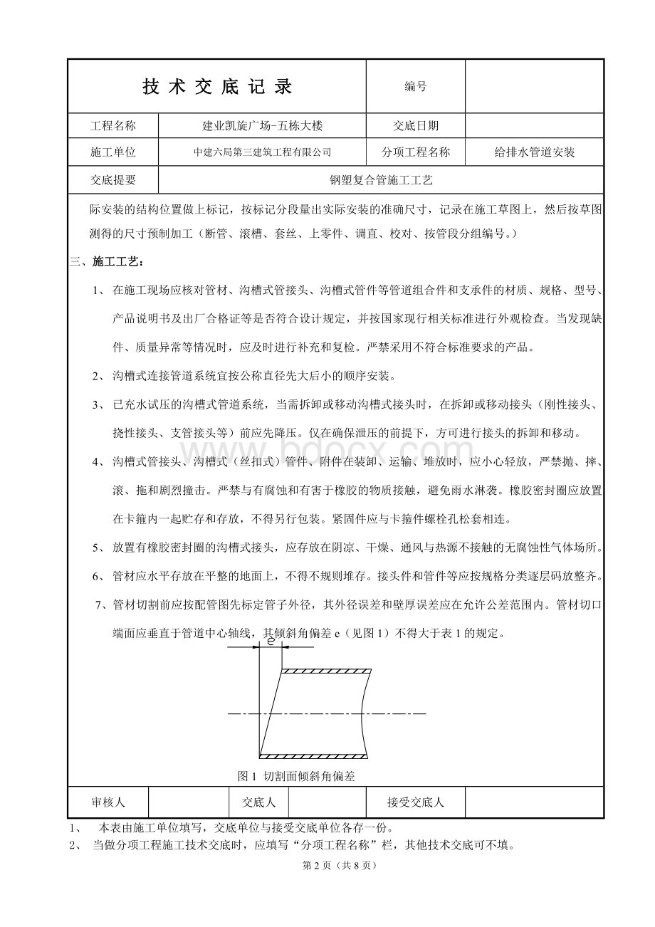 钢塑复合管安装技术交底.doc_第2页