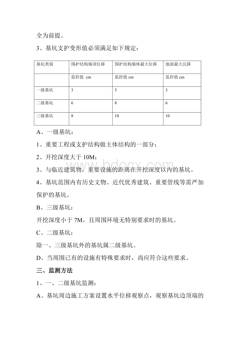 深基坑支护与降水工程施工安全预防监控措施22.doc_第2页