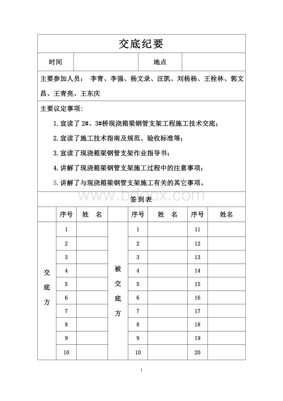 现浇箱梁钢管支架--技术交底Word文档格式.doc_第1页