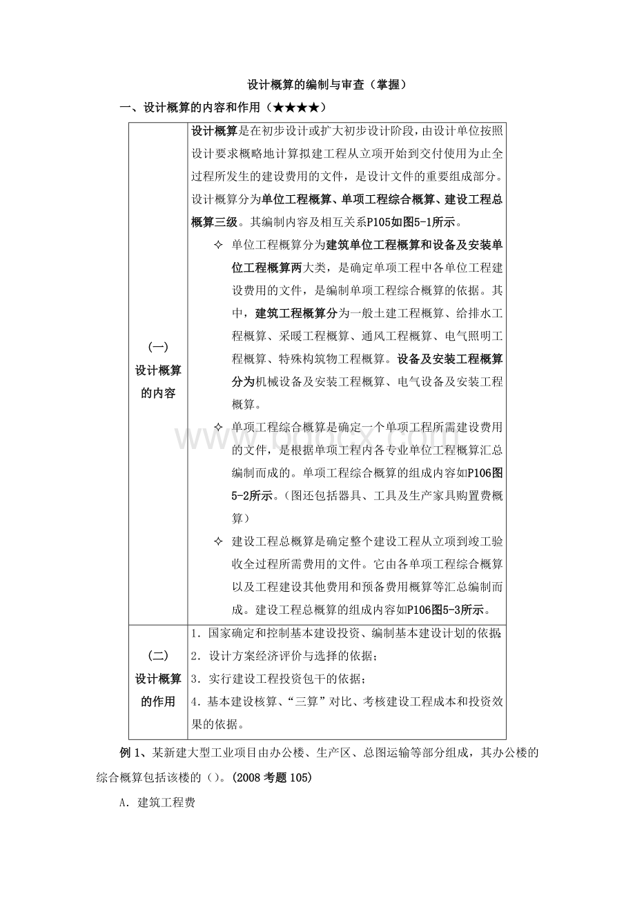 设计概算与施工图预算的编制与审查Word文档格式.docx_第1页