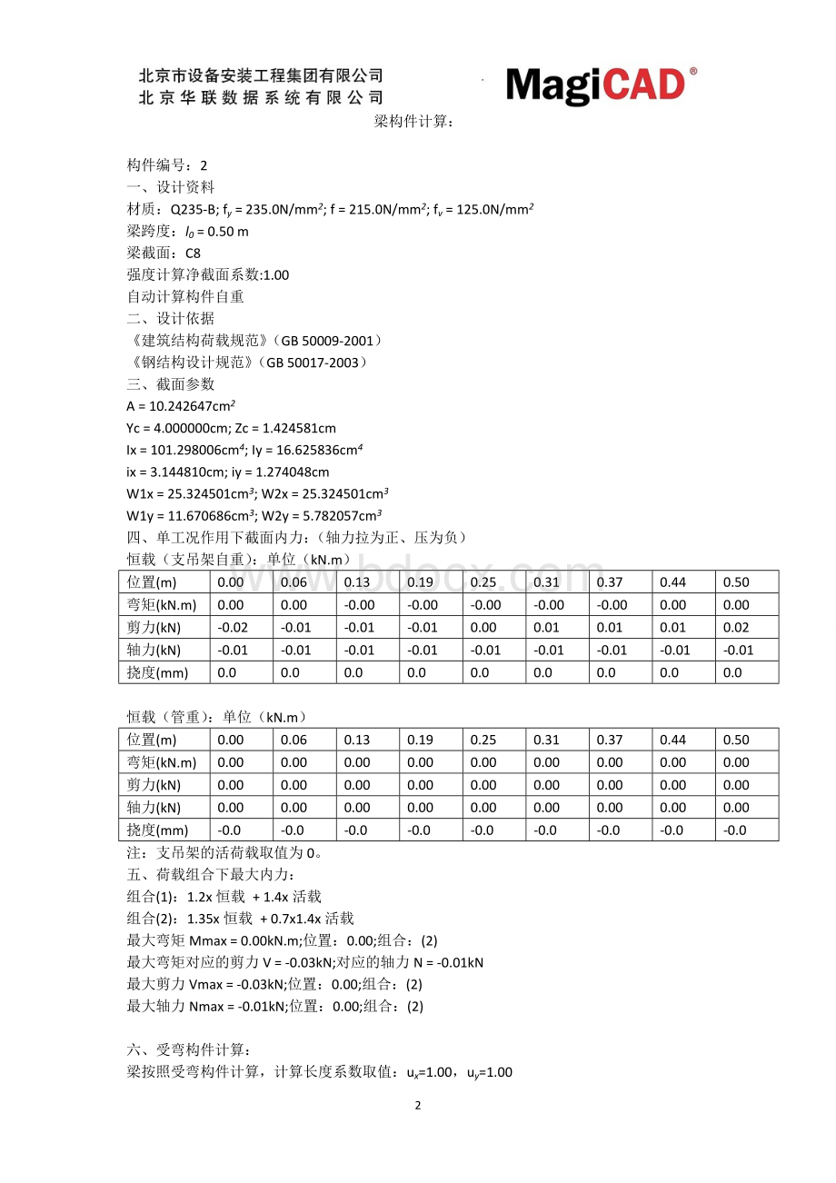 管道支吊架设计计算书.doc_第2页