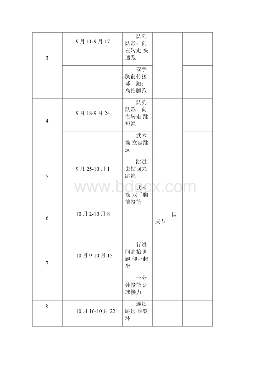 六年级上期体育教学计划与教案Word下载.docx_第2页