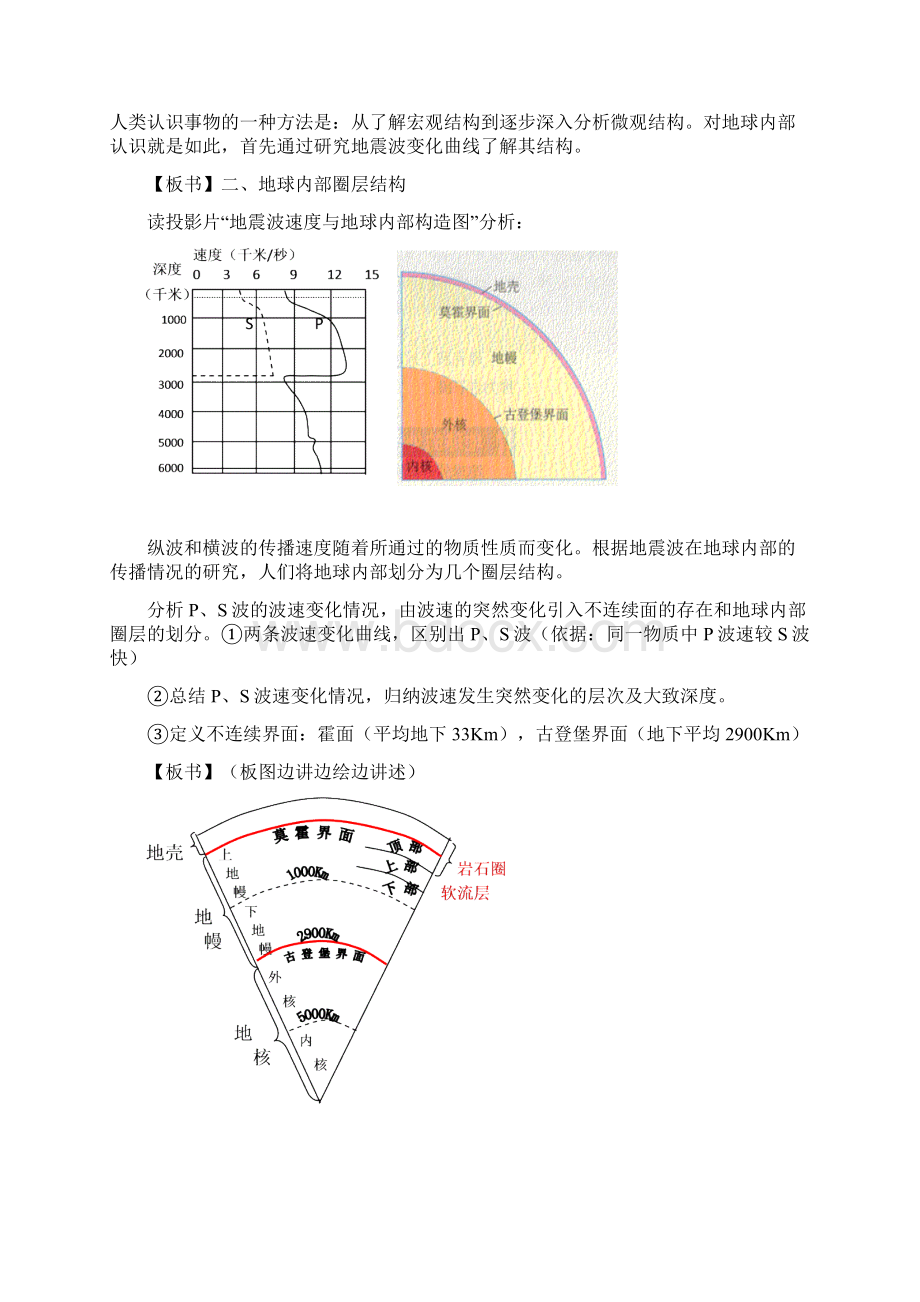 地球的圈层结构教案1文档格式.docx_第3页